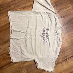 Lonely Ghost Cropped “This Song Reminds Me Of You” | XL | unisex | cotton